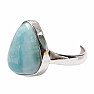 Larimar prsteň striebro Ag 925 LOT449