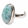 Larimar prsteň striebro Ag 925 LOT453
