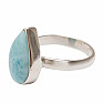 Larimar prsteň striebro Ag 925 R46