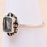 Topaz modrý prsteň striebro Ag 925 MIX51