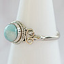 Larimar prsteň striebro Ag 925 62835