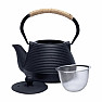 Japonská čierna železná kanvica na čaj Tetsubin 1000 ml