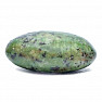 Serpentín zelený masážna hmatka ovál 4,5 cm
