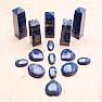 Lapis lazuli masážna hmatka ovál 6,5 cm