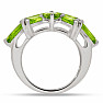 Olivín prsteň striebro Ag 925 R5071P