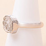 Herkimer diamant prsteň striebro Ag 925 LOT89