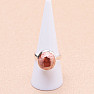 Opál mexický prsteň striebro Ag 925 R930