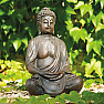 Buddha meditujúci japonská soška v hnedej farbe 38 cm