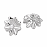Náušnice z nerezovej ocele Silver Flowers