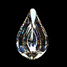 Kvapka Feng Shui extra krištáľ dúhovo metalizovaný Bright pearl