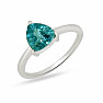 Strieborný prsteň s fluoritom BELGIAN TEAL RBC-326-BTF