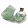 Fluoritová USB lampička zelená