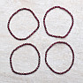 Granát náramok AA kvalita brúsené korálky extra 5 mm