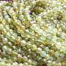 Granát zelený náramok extra AA kvalita brúsené korálky