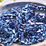 Hematit náramok skladaný titanium blue