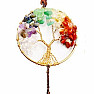 Feng Shui Strom života s polodrahokamami vo farbách čakier