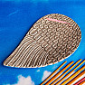 Stojanček kovový na vonné tyčinky Silver angel wing
