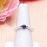 Lapis Lazuli prsteň elastický s perleťou