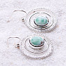 Larimar náušnice striebro LD 09 Ag 925