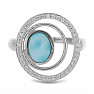 Larimar prsteň striebro Ag 925 VR056015