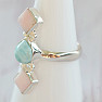 Larimar prsteň striebro Ag 925 22866