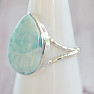 Larimar prsteň striebro Ag 925 43764
