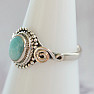 Larimar prsteň striebro Ag 925 64202