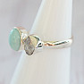 Larimar prsteň striebro Ag 925 85347