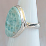 Larimar prsteň striebro Ag 925 LOT387