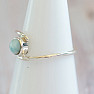 Larimar prsteň striebro Ag 925 MIX11