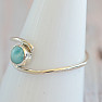 Larimar prsteň striebro Ag 925 MIX20