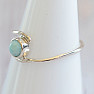 Larimar prsteň striebro Ag 925 MIX25