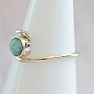 Larimar prsteň striebro Ag 925 MIX26