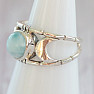 Larimar prsteň striebro Ag 925 N7721