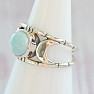 Larimar prsteň striebro Ag 925 N7722