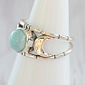 Larimar prsteň striebro Ag 925 N7727