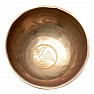 Tibetská bronzová spievajúca misa symbol ÓM