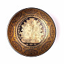 Tibetská bronzová spievajúca misa Shiva 22 cm
