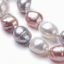 Exkluzívny dámsky perlový náhrdelník z farebných perál 120 cm