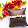 Dámsky perlový náramok biele perly 8 mm A Grade kvalita