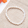 Dámsky perlový náramok biele perly 7 mm A Grade kvalita