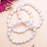 Dámsky perlový náramok biele perly 10 mm