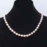 Dámsky perlový náhrdelník slivkovej perly 10 mm