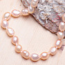 Dámsky perlový náhrdelník broskyňovej perly 10 mm