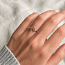 Strieborný prsteň s citrínom