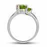 Olivín prsteň striebro Ag 925 R5056P