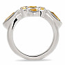 Citrín prsteň striebro Ag 925 R5063C