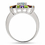 Multicolor prsteň striebro Ag 925 R5077MLT