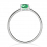 Fluorit zelený prsteň striebro Ag 925 RBC305