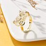 Prsteň pre čarodejnicu Lemon quartz